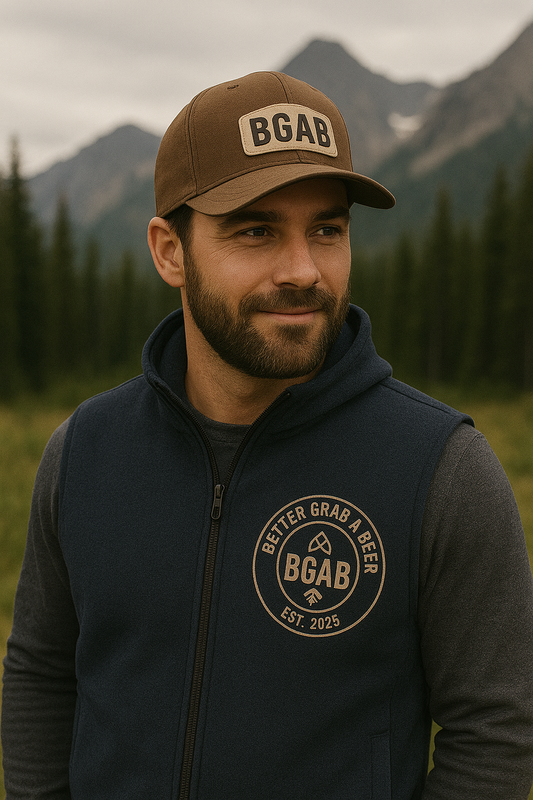 BGAB Hops Logo Fleece Vest